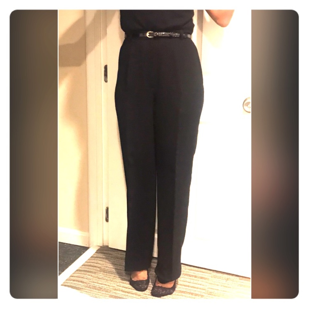 Black Rafaella pleated Pants